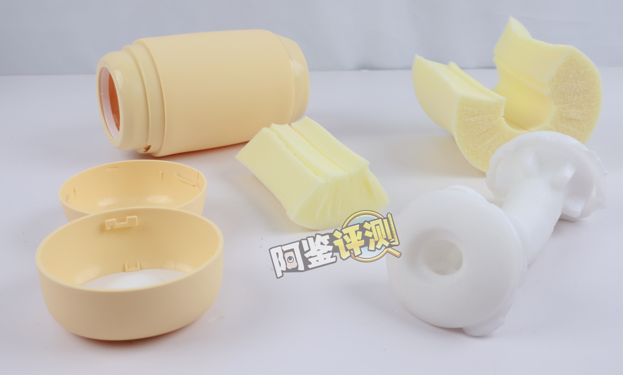 TENGA——“puffy(草莓粉/蛋奶黄)”评测!让人满头问号的奇葩设计,评测生涯至今吃过最精致的一坨使